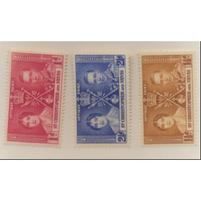 St. Kitts-Nevis Stamps Scott #76 To 78, Mint Never Hinged