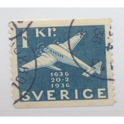 Sweden Stamp Scott #262, Used, Triple Cancel