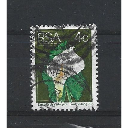 SouthAfrica.SG351 4c Arum Lily.Paper Unchecked.Fine Used.Sep25n