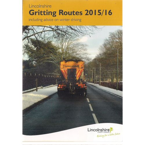 GRITTING ROUTES 2015/2016 booklet Lincolnshire County Council as new =