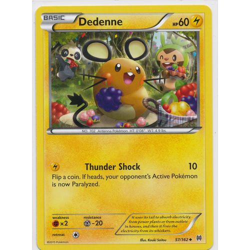 Pokemon XY BREAKThrough #057/162 Dedenne