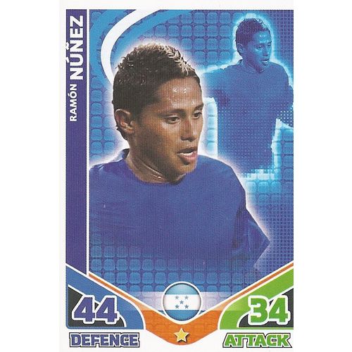 Match Attax - World Cup 2010: Honduras - Midfielder, Núñez (Ramón)