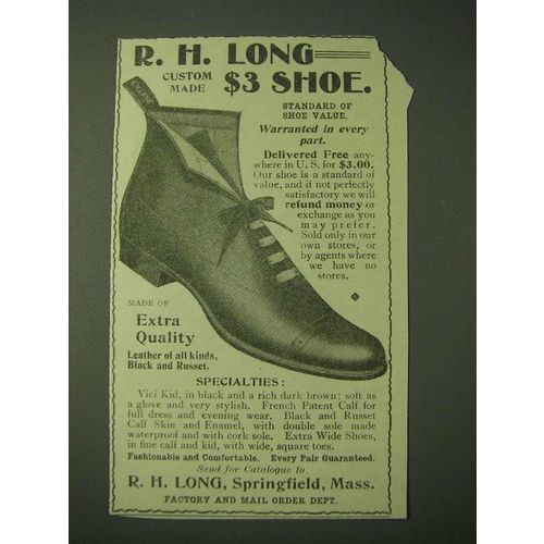 1900 R.H. Long Shoes Ad