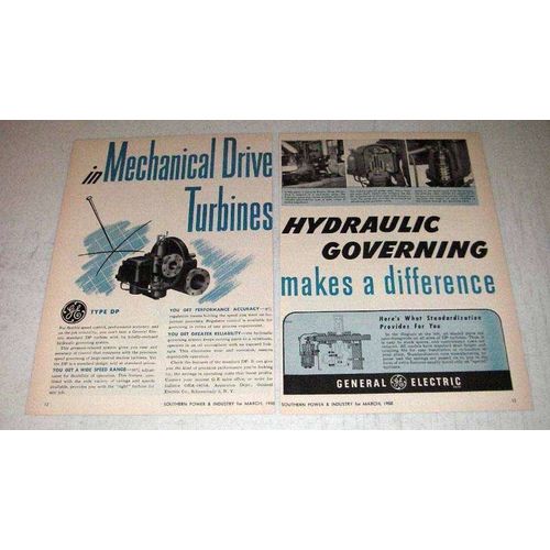 1950 General Electric DP Turbines Ad - Mechanical Drive