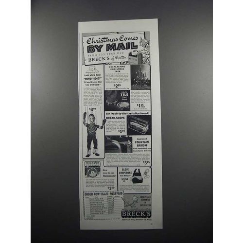 1950 Breck's Ad - Howdy-Doody Puppet, Bread-Scope