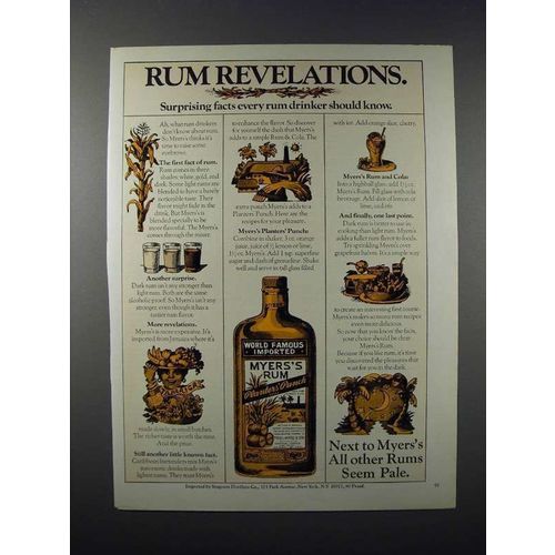 1978 Myers Rum Ad - Rum Revelations