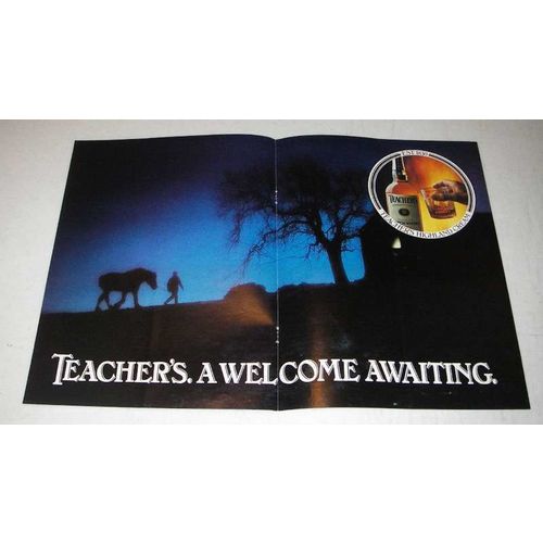 1982 Teacher's Scotch Ad