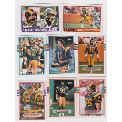 1989 Topps Football Los Angeles Rams team set w/Traded 23 cards- Anderson RC
