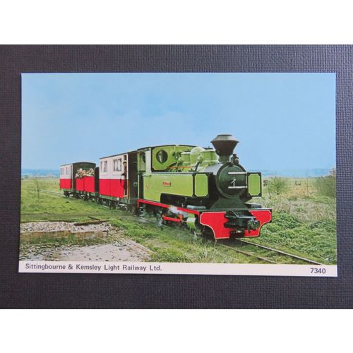 'Superb', Sittingbourne & Kemsley Light Railway, Kent Postcard #1