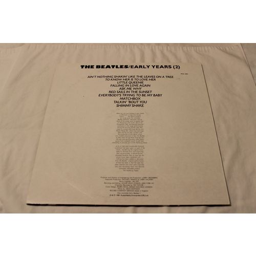 The Beatles LP-THE EARLY YEARS VOLUME TWO STEREO