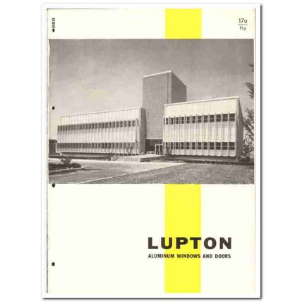 Michael Flynn Mfg Company 1958 vintage windows catalog aluminum Lupton