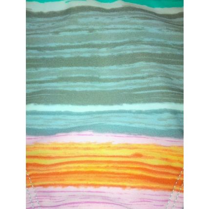 XHILARATION Women's Jrs Swimsuit String Bikini Bottom, Multi Striped, Size M NEW