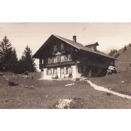 Kandersteg Kinderheim Switzerland Real Photo Hotel Old Postcard