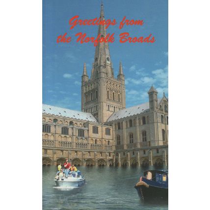 Norfolk Climate Change Disaster Norwich Flooding Postcard