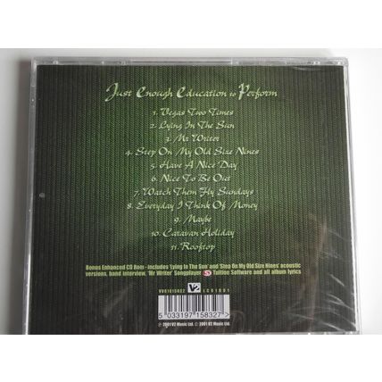 Stereophonics - Just Enough Education to Perform. New & Sealed CD Album