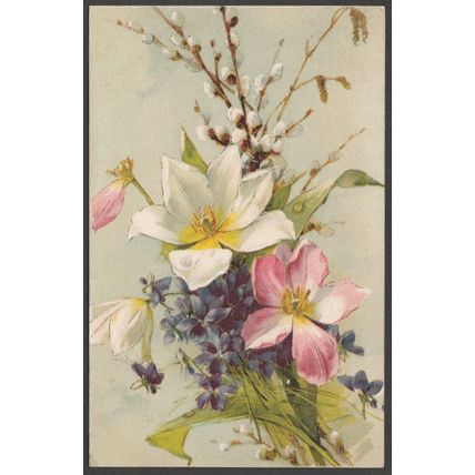 Flowers, 1905 - Ettlinger Postcard