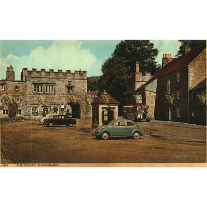 Blanchland, Square, Northumberland, 0586 Postcard, 1960s?