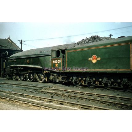 pu3501 - Engine No.60009 Union of South Africa, Haymarket Shed - print 6x4