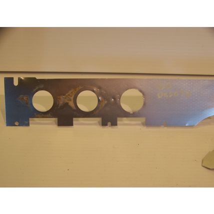 1960 DESOTO ALUMINUM DASH TRIM OEM BELOW INSTRUMENT CLUSTER FIREDOME FIREFLITE