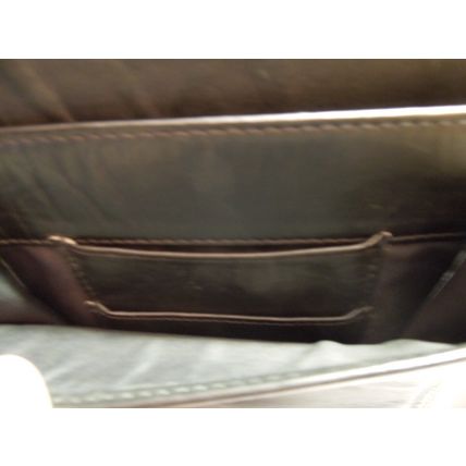 Vintage HERITAGE INDUSTRIES Genuine Leather Business Briefcase Made India