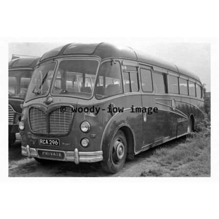 pu0208 - Reliance Coach Bus - RCA 296 @ Depot ,Kelsall Cheshire - print 6x4