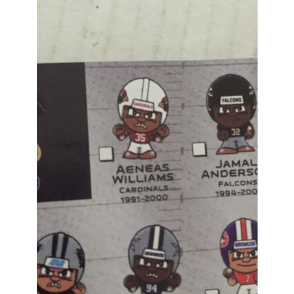 NFL Legends Arizona Cardinals Aeneas Williams Teenymates 1'' Figure & Locker