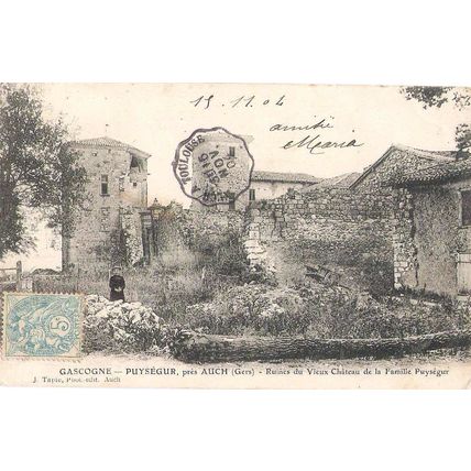 32 - PUYSEGUR - Ruines du Vieux Château de la Famille Puységur