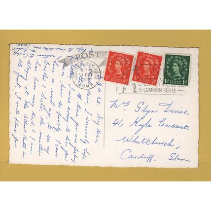 Lily Pond, Winter Gardens, Weston-Super-Mare - Postally Used - W.S.M Oct 1962
