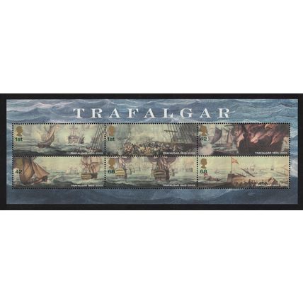 Great Britain Battle of Trafalgar Warships Nelson MS FV£5.50 2005 MNH SG#MS2580