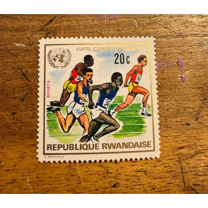 Republique Rwandese 20c Mint Sports