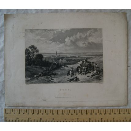 Vintage engraving: Bonn