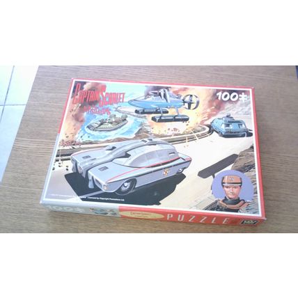 CAPTAIN SCARLET AND THE MYSTERONS Jigsaw Puzzle (100 Piece) King. 1993 VINTAGE