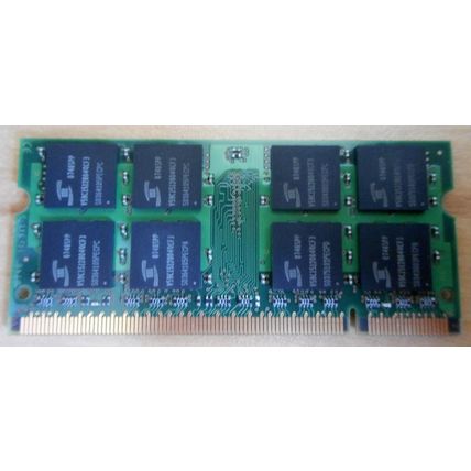 ProMOS V916765G24QCFW-F5 1GB 2Rx8 DDR2 667MHZ CL5 SODIMM-200 DDR DRAM MODULE