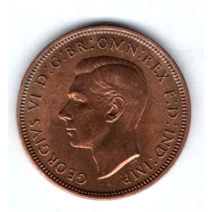Great Britain. George VI. Halfpenny 1937. dy19039