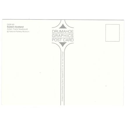 RAIL ADVERTISING LMS/LNER EASTERN SCOTLAND CARD NO DRG 60 INC UK POSTAGE