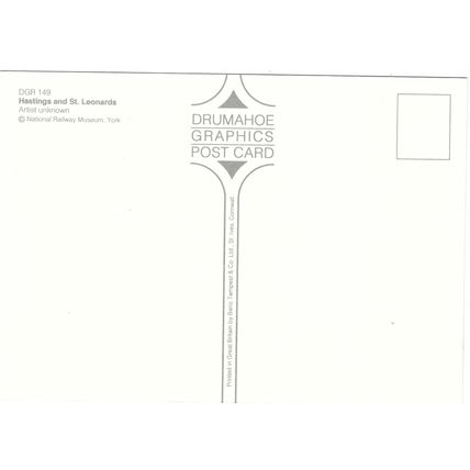 RAIL ADVERTISING HASTINGS NO DRG 149 INC UK POSTAGE