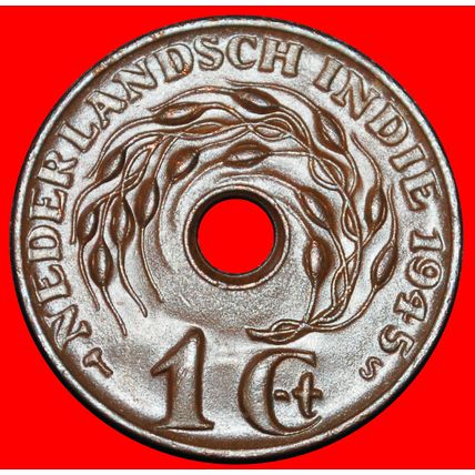 ⰆUSA 1936-1945:NETHERLANDS EAST INDIES★1 CENT 1945S DIES II★LOW START★NO RESERVE