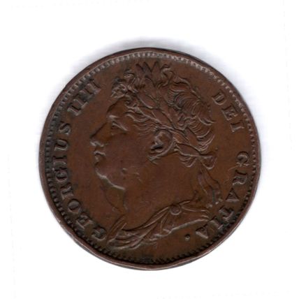 Great Britain. George IV. Farthing 1826. dy12246