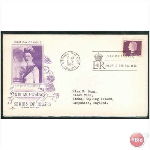 Canada FDC 1963 - SG 529 - Queen Elizabeth 11 Visit to Canada 3