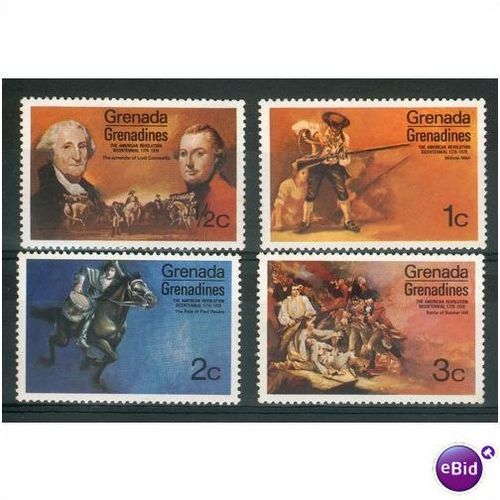 Grenada Grenadines 1975 - SG 92-95 - America Revolution Bicent part set MNH