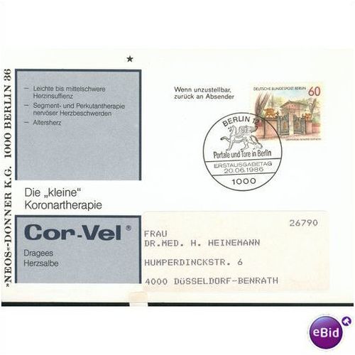 Germany SH FDI Postcard 1986 - Castle Glienicke
