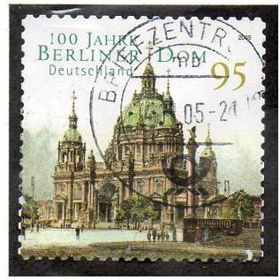 GER 2005 95c(S/A) 'BERLIN CATHEDRAL' FINE USED (EBID 12-979)