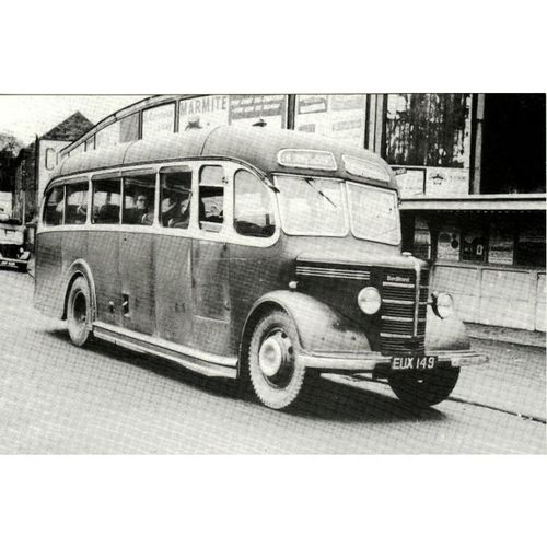 Bus Postcard JW Jones & Sons Bedford OB Coach