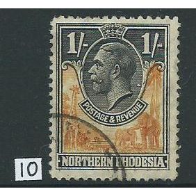 northern rhodesia stamp sg10 sg 10 used