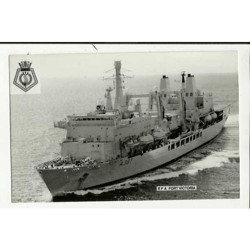 Naval RFA FORT VICTORIA Postcard (a)