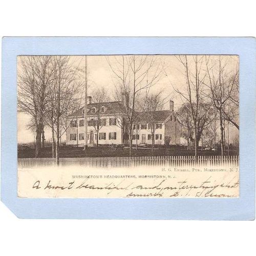New Jersey Morristown Washingtons Headquarters~2134