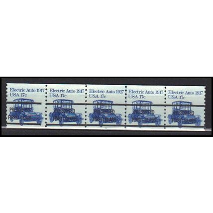 1906a 17c Electric Auto Very Fine MNH Dry Gum PNC 4A/5 Gap 2L AA0180