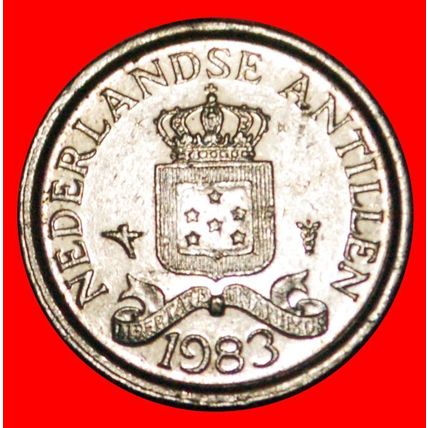 BEATRIX (1980-2013): NETHERLANDS ANTILLES ★ 10 CENTS 1983 LOW START★NO RESERVE