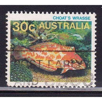 AUSTRALIA 1984 MARINE LIFE 30c WRASSE FISH USED SG925