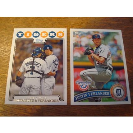 2008-2012, 5-Early Cards, JUSTIN VERLANDER, Tigers